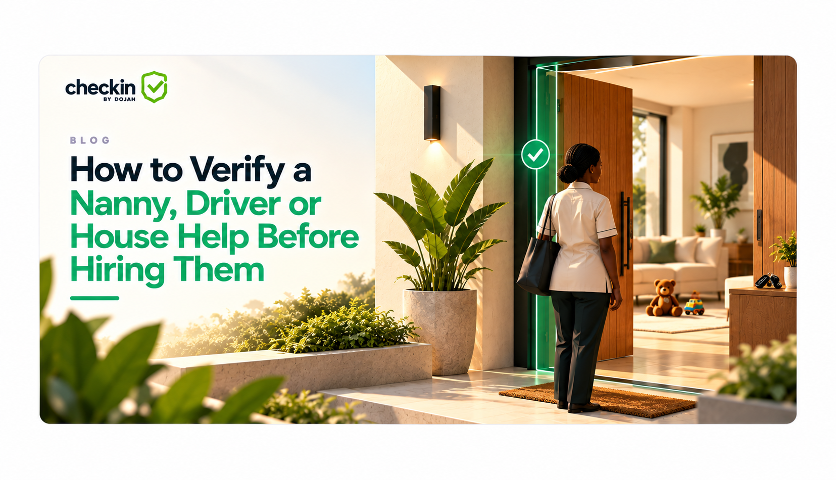 Identity verification for domestic staff before hiring
